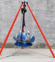 起重三角架底部為什么設置環型保護鏈條